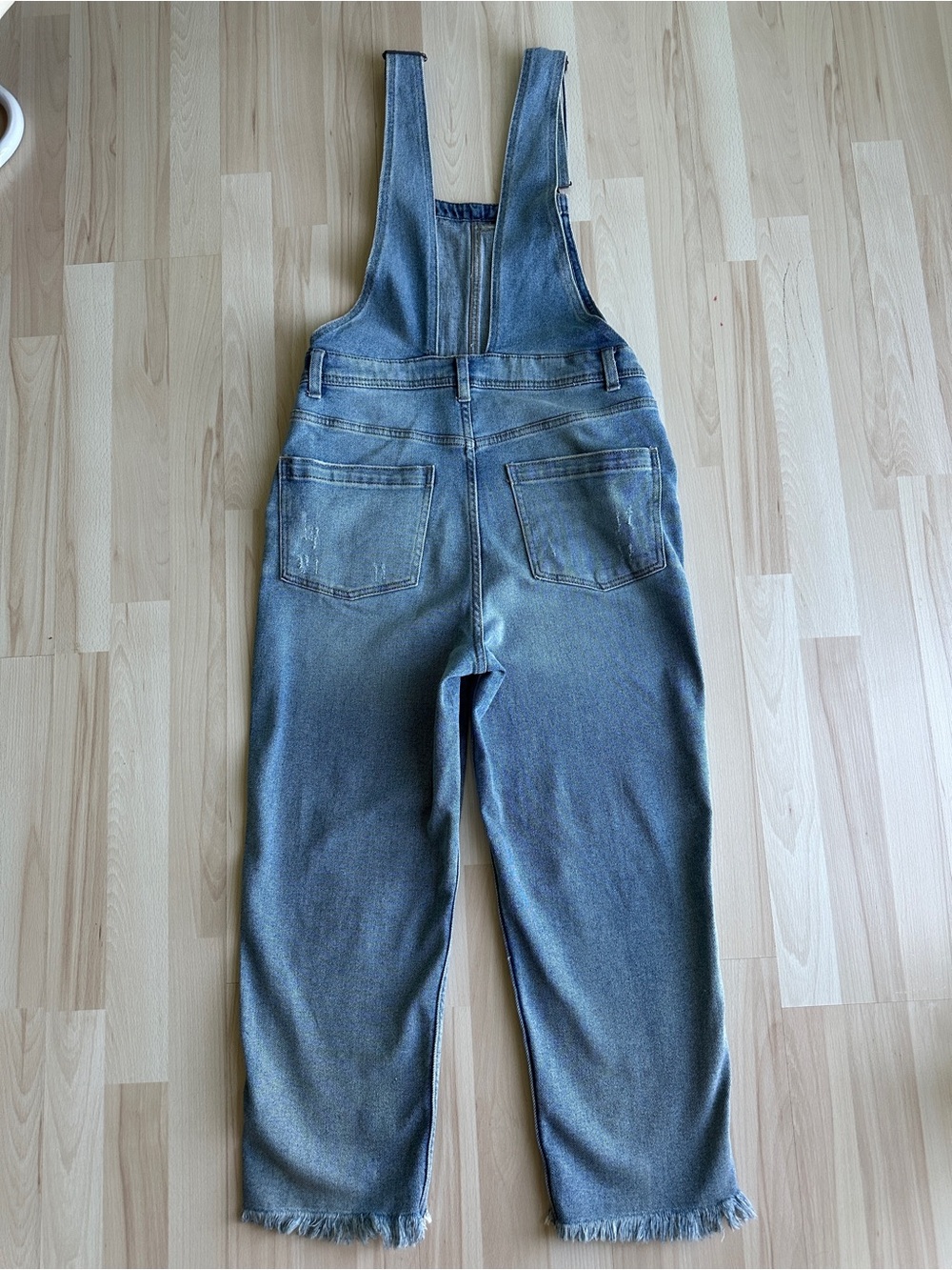 90s Y2K Distressed Denim Overalls | Sincerely Jules | Stretch | Size S - Picture 2 of 7